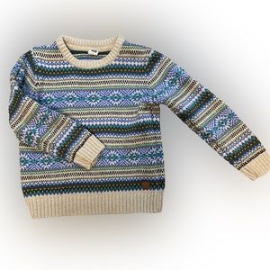 Janie and Jack Boy Winter Knitted Sweater 4T